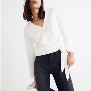 MADEWELL Texture & Thread Wrap Top